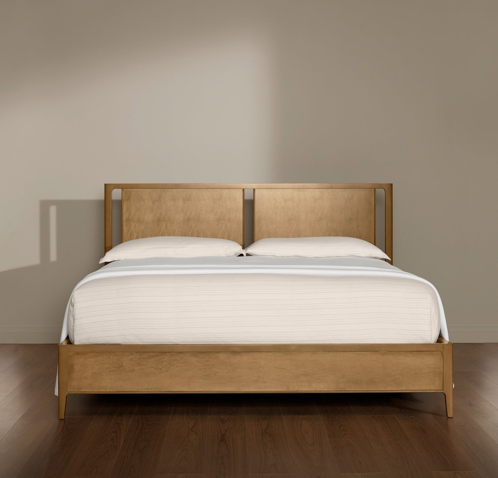 Wood Frame Bed in Bluff