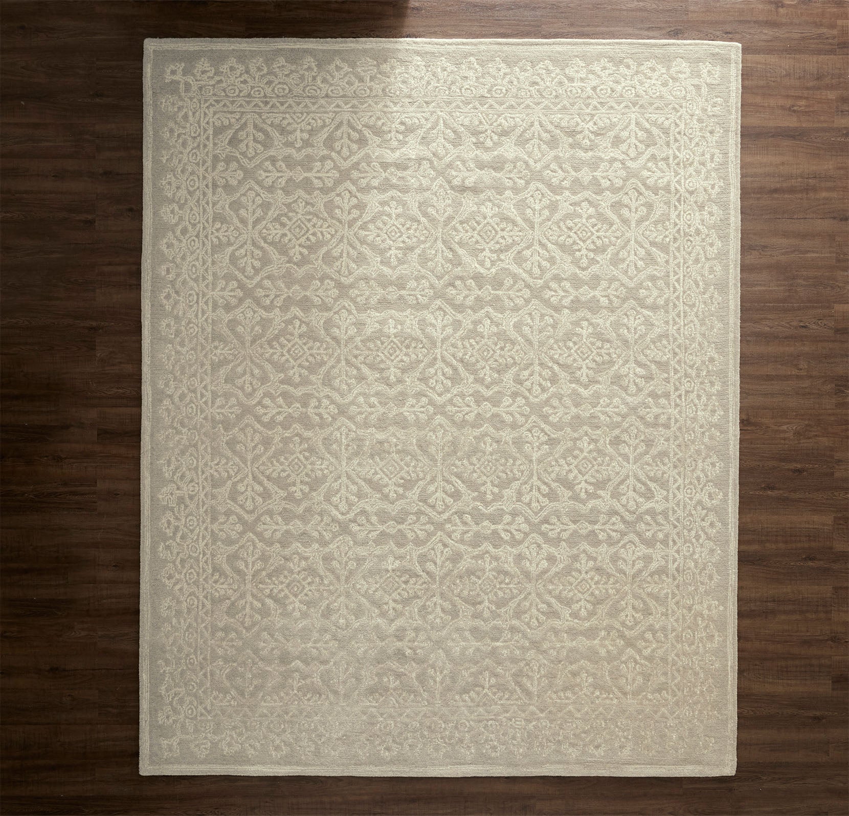 Cottonfield Rug in Oatmeal/Pewter