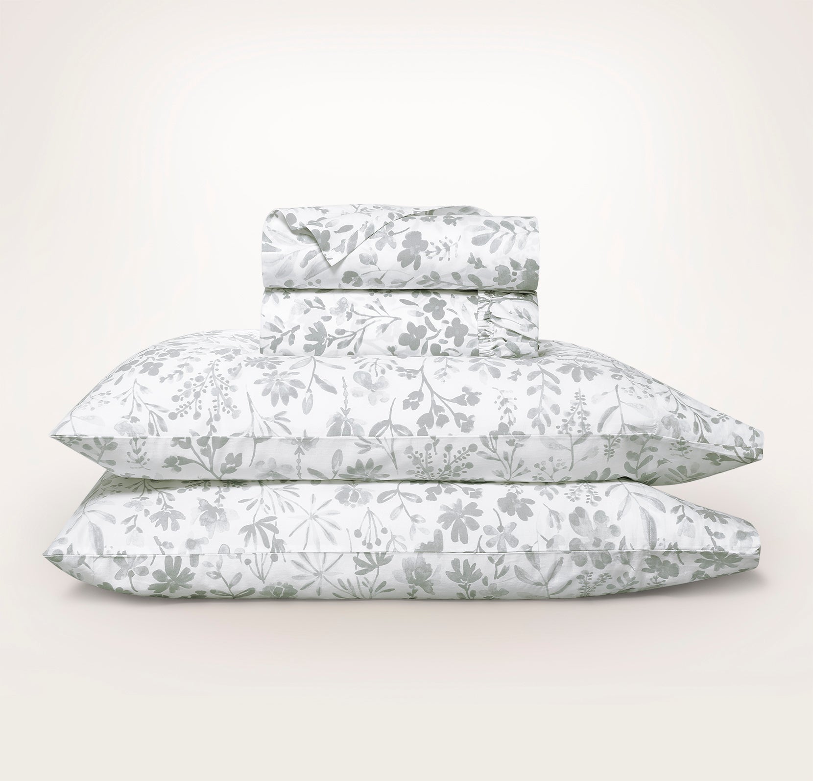 Signature Hemmed Sheet Set in Shore Botanical