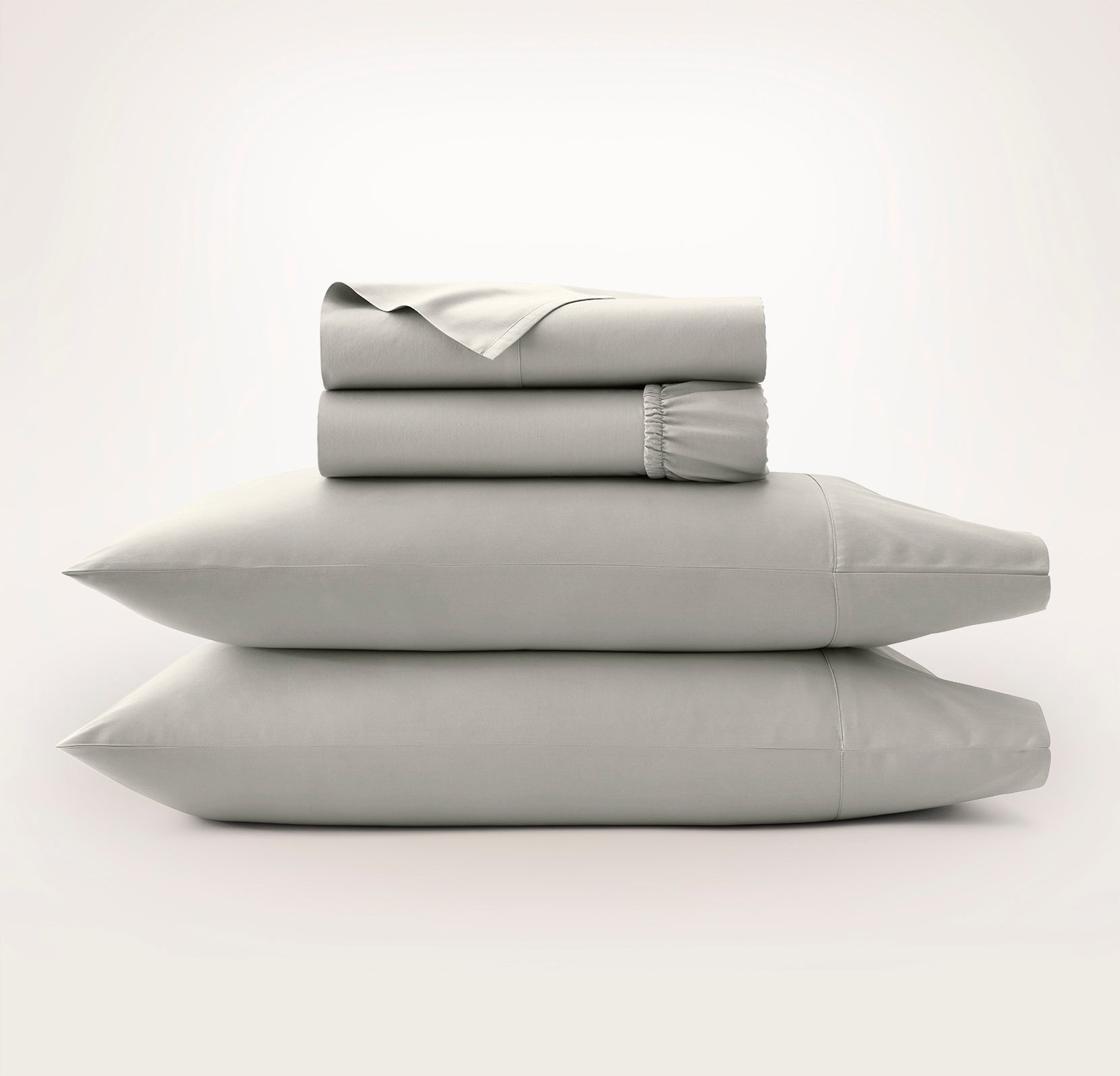 Neville Signature Hemmed Sheet Set in Pewter