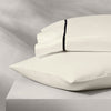 Stack image of Reserve Embellished Pillowcase Set - Cream/Deep Night Velvet Applique