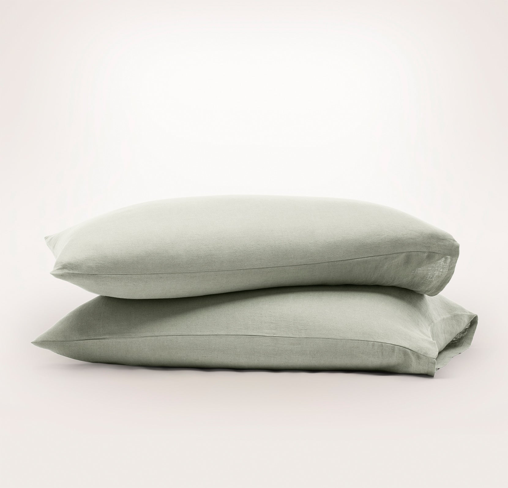 Linen Pillowcase Set in Sageleaf