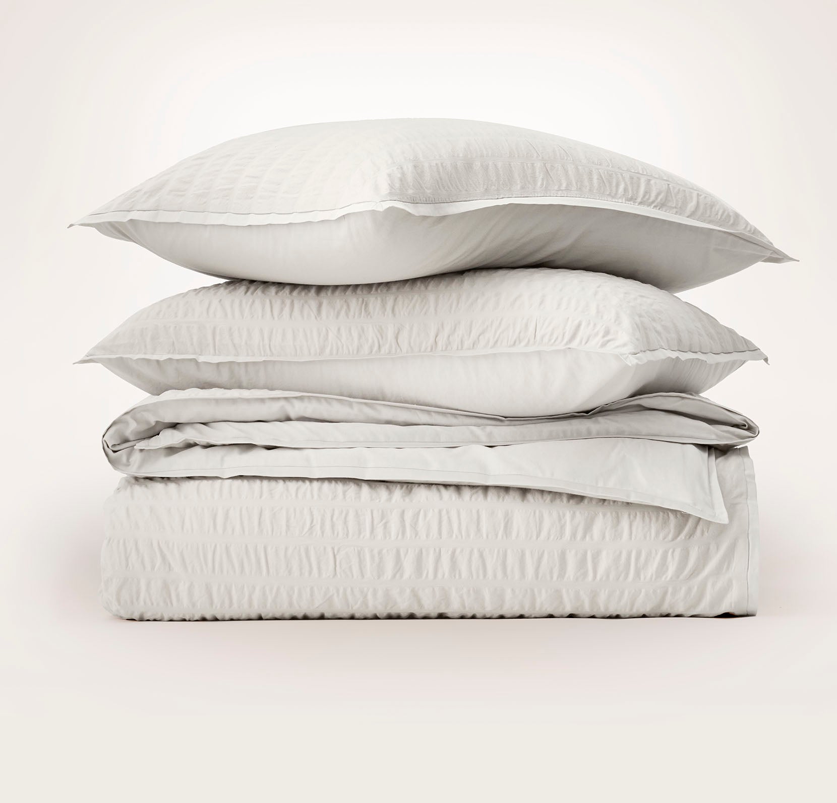 Boll & Branch Relaxed Seersucker Duvet Set