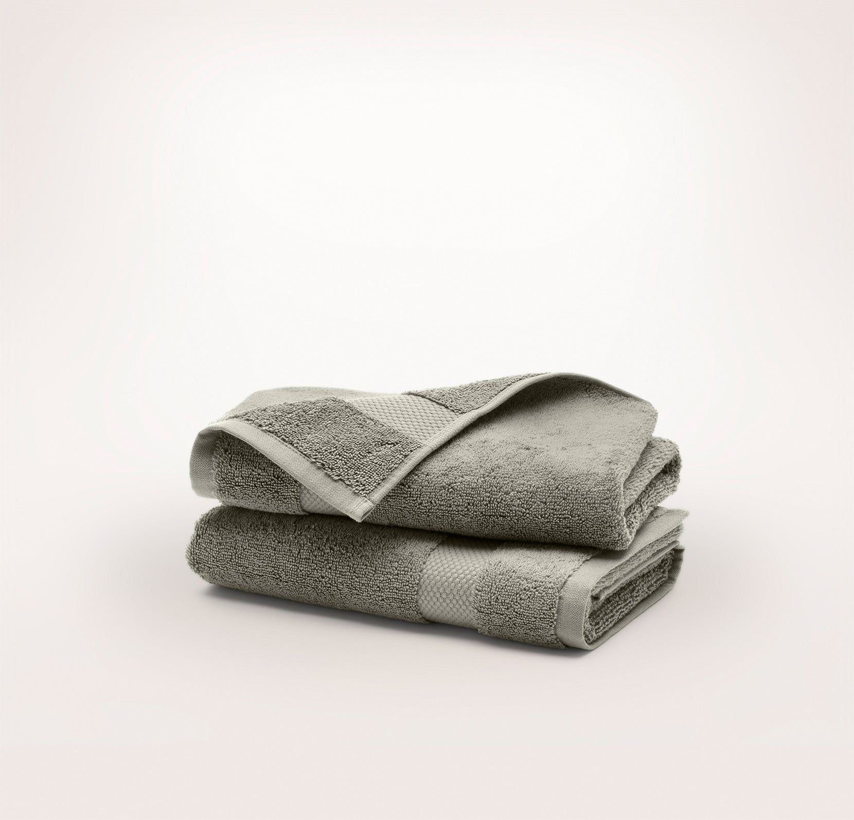 Plush Hand Towels (Pair) in Juniper