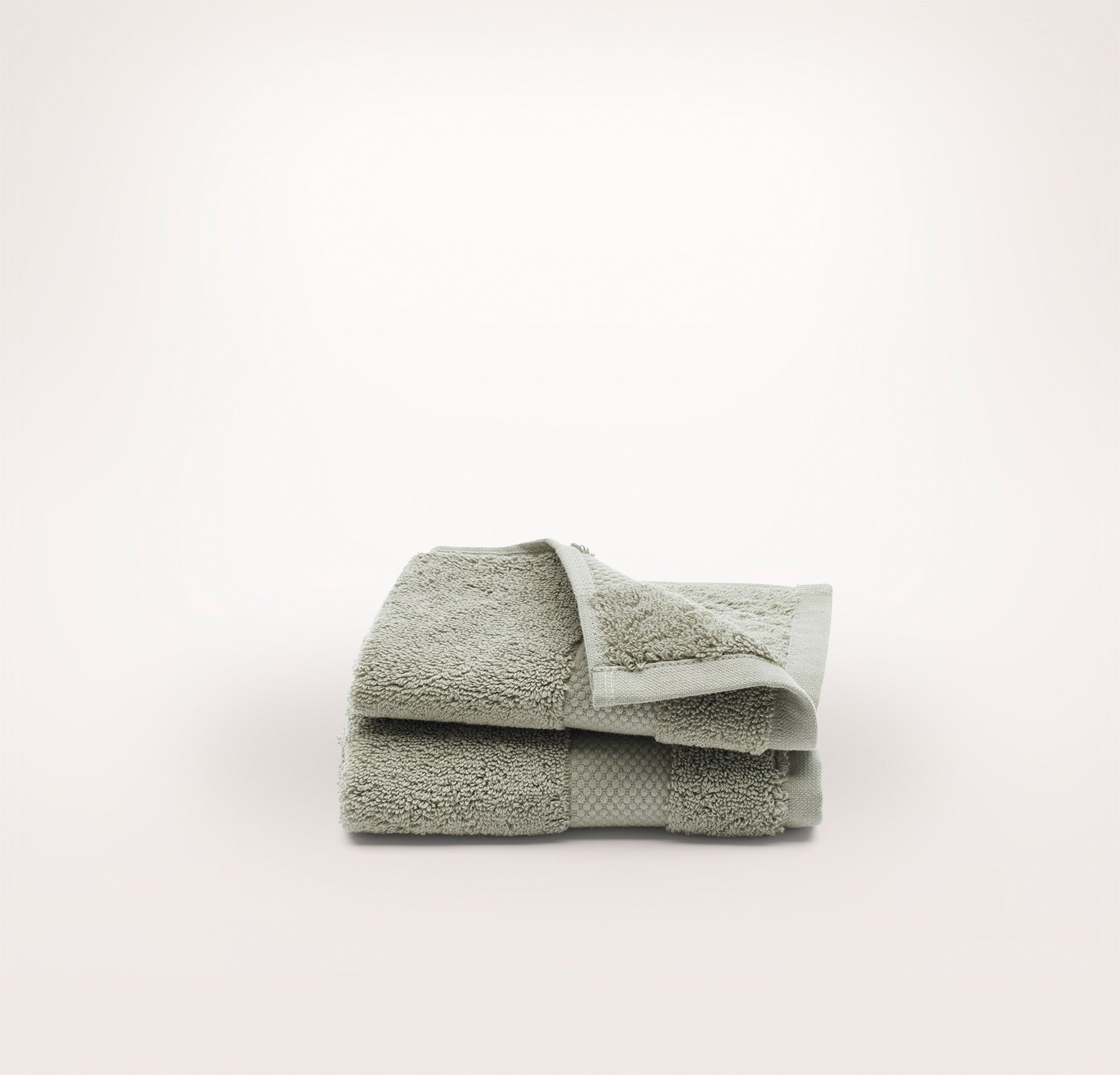 Plush Washcloths (Pair) in Sageleaf