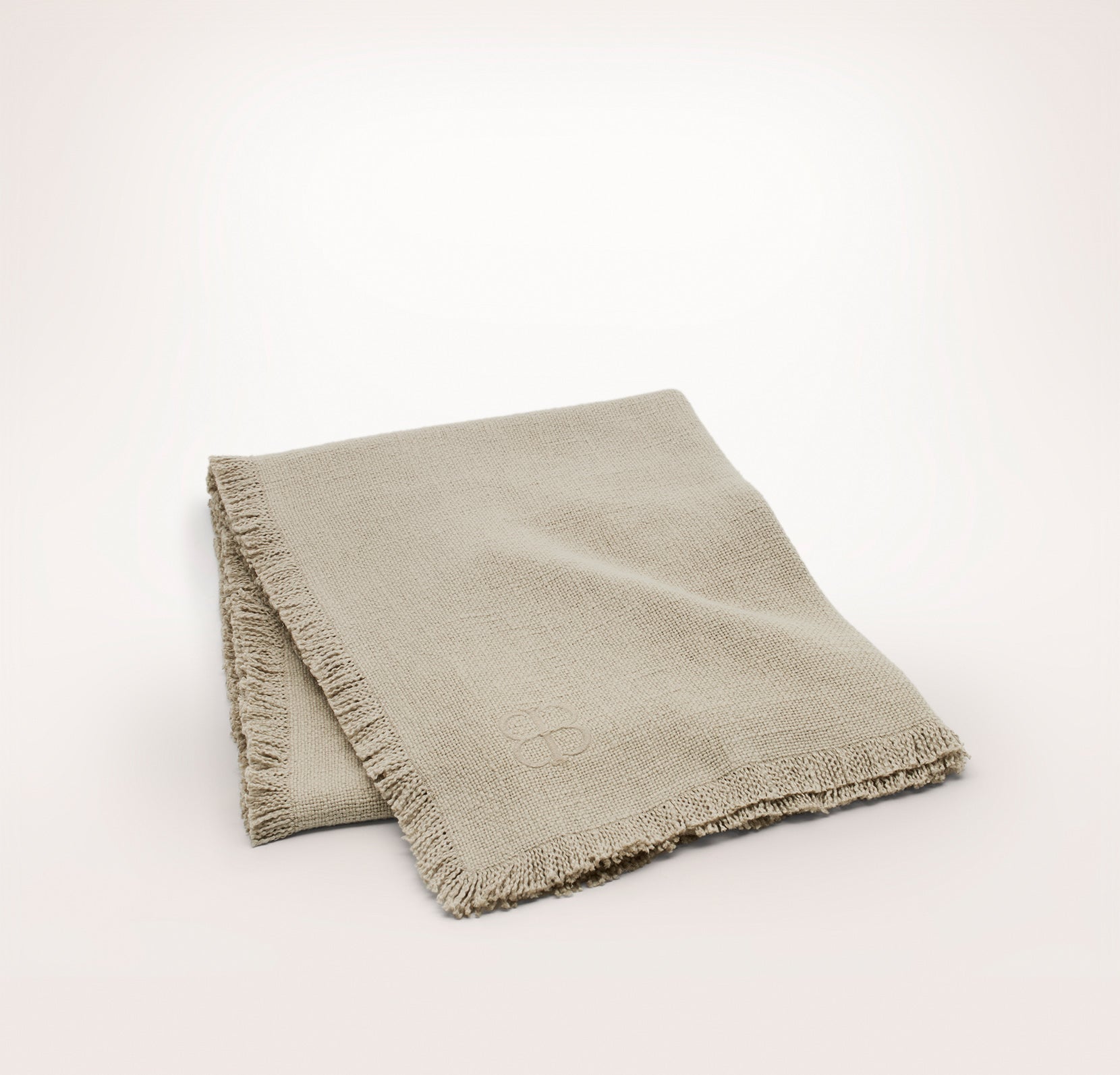 Shop Boll & Branch Organic Relaxed Linen Blend Throw Blanket In Oak