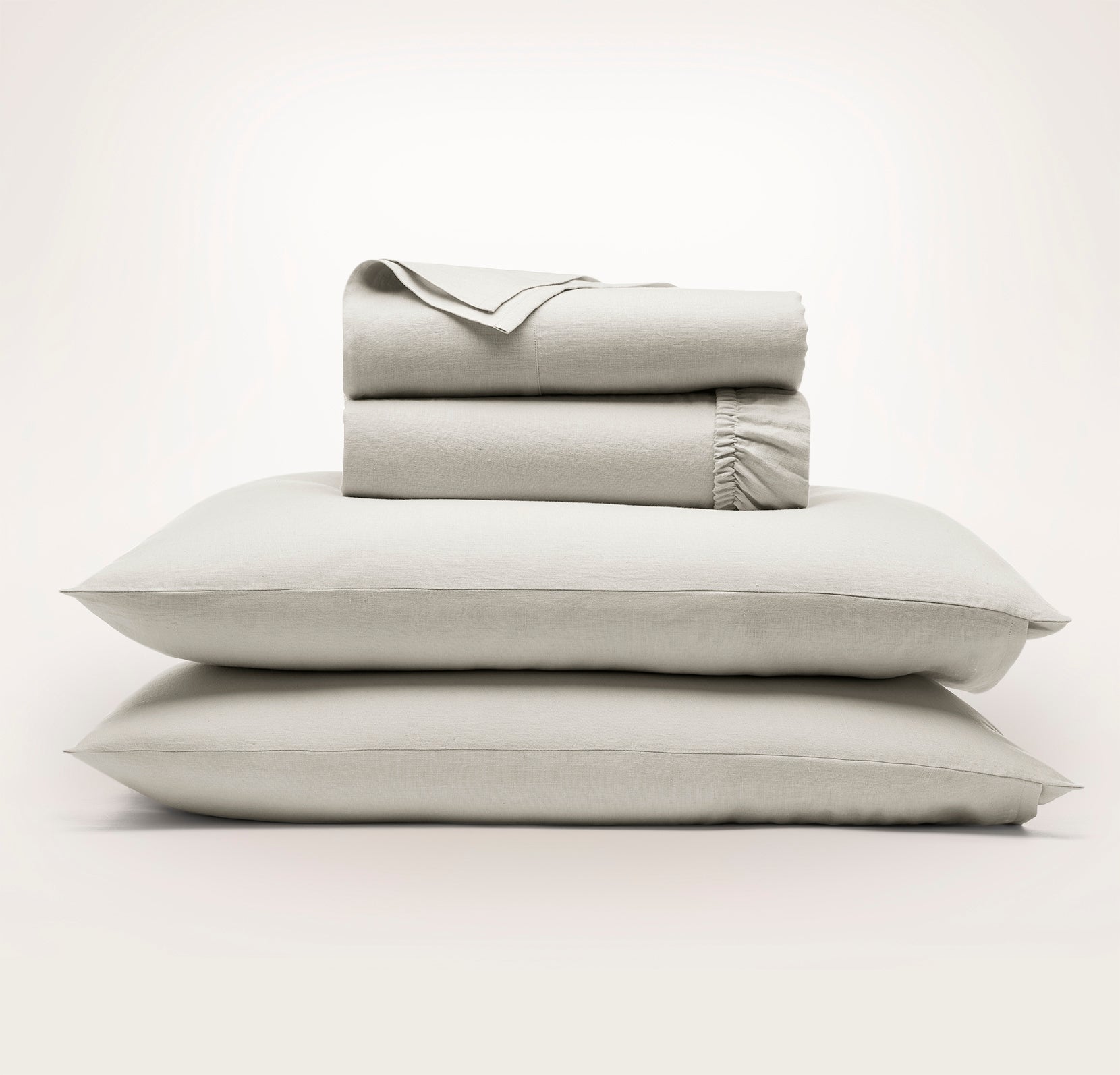 Photos - Bed Linen Boll & Branch Organic Linen Sheet Set Mist 