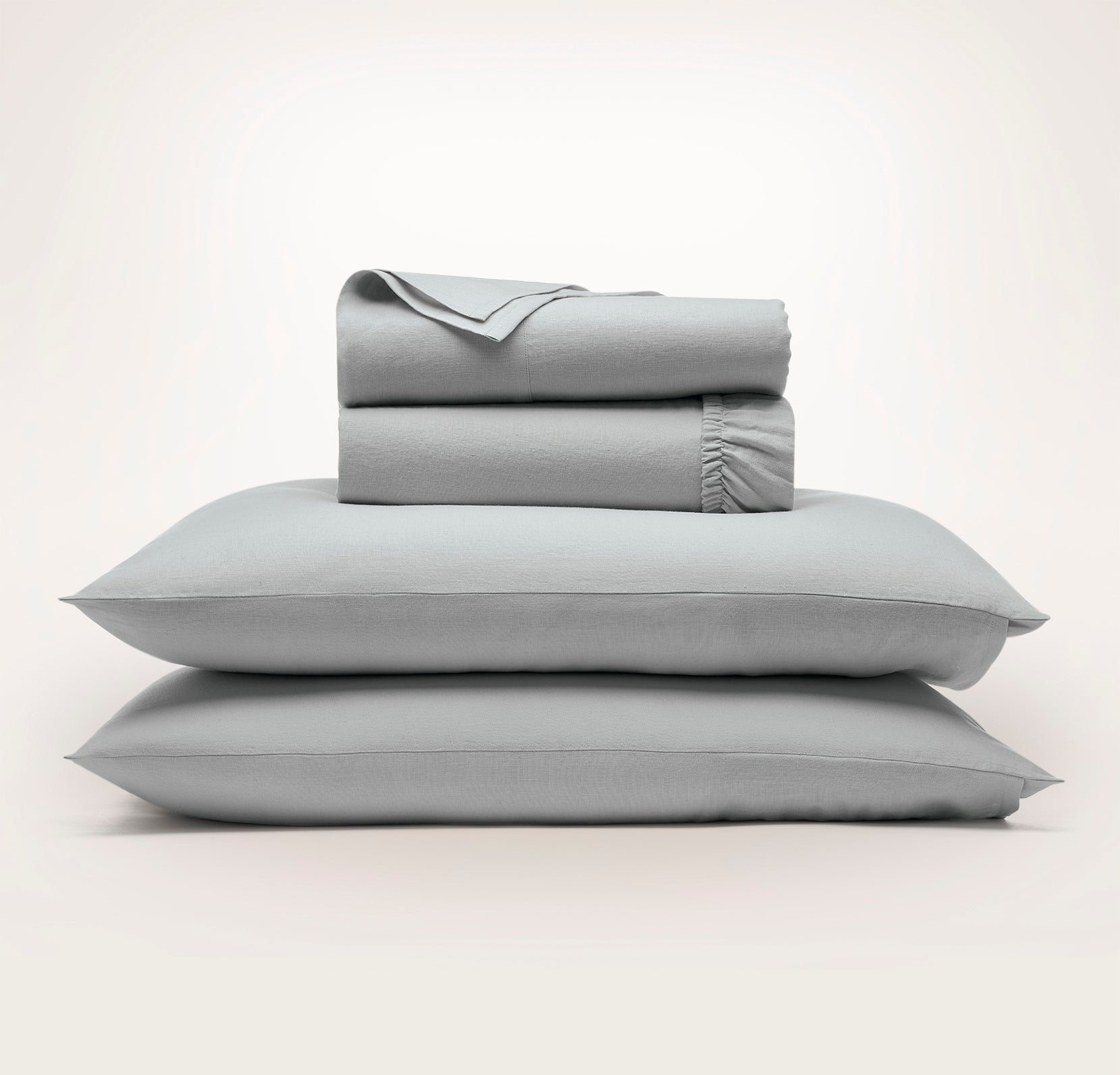 Photos - Bed Linen Boll & Branch Organic Linen Sheet Set Shore 