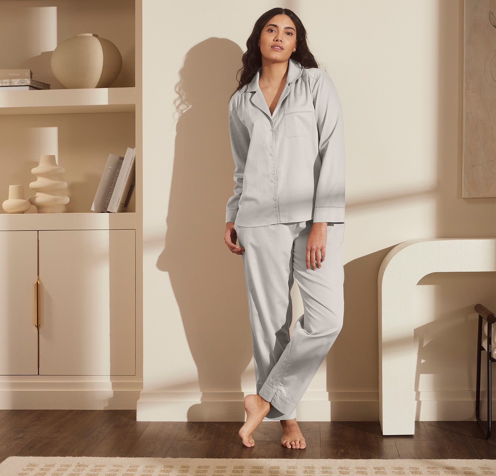 Women's pajama set - lightweight 100% organic cotton