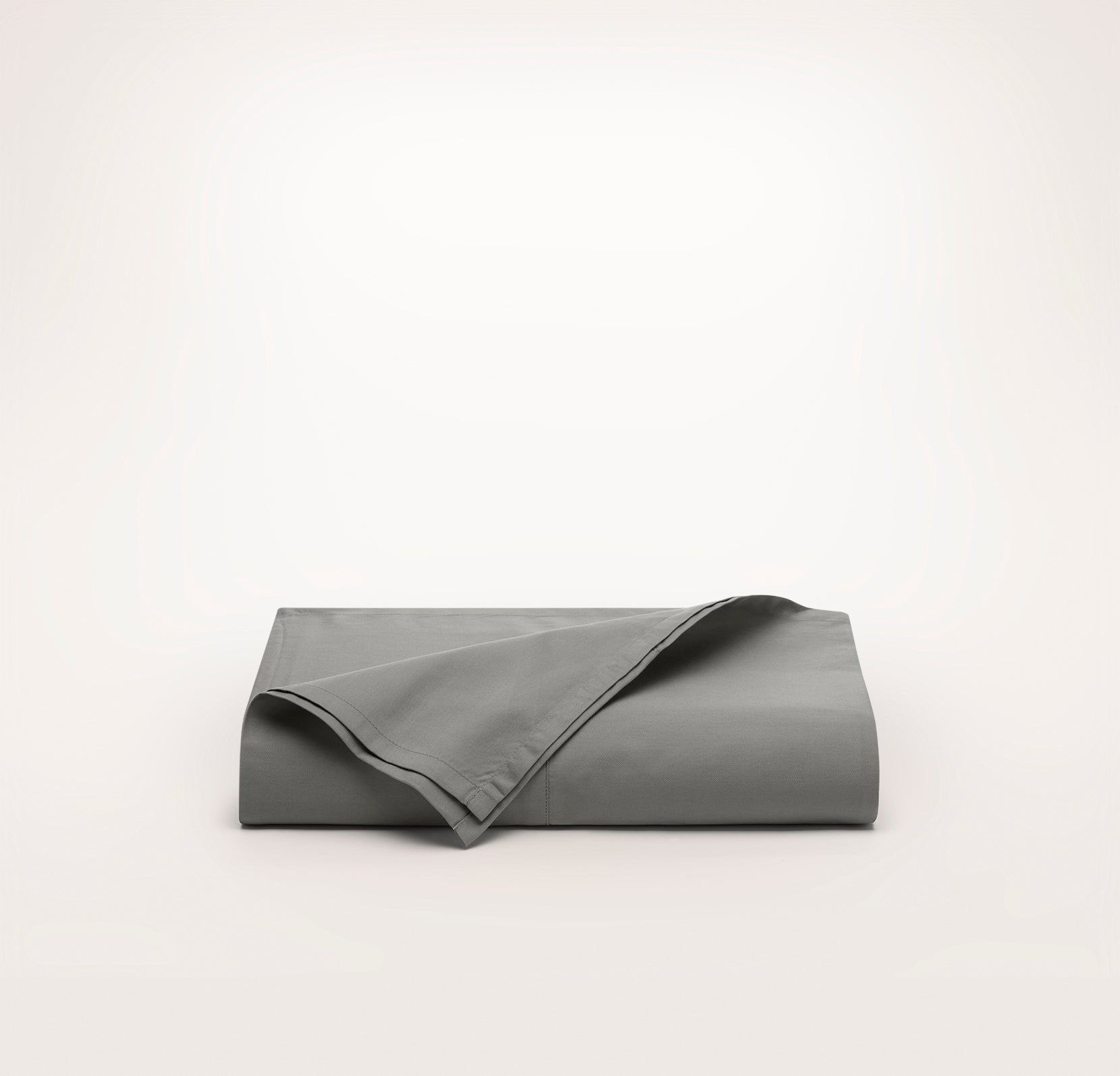 Signature Hemmed Flat Sheet in Stone