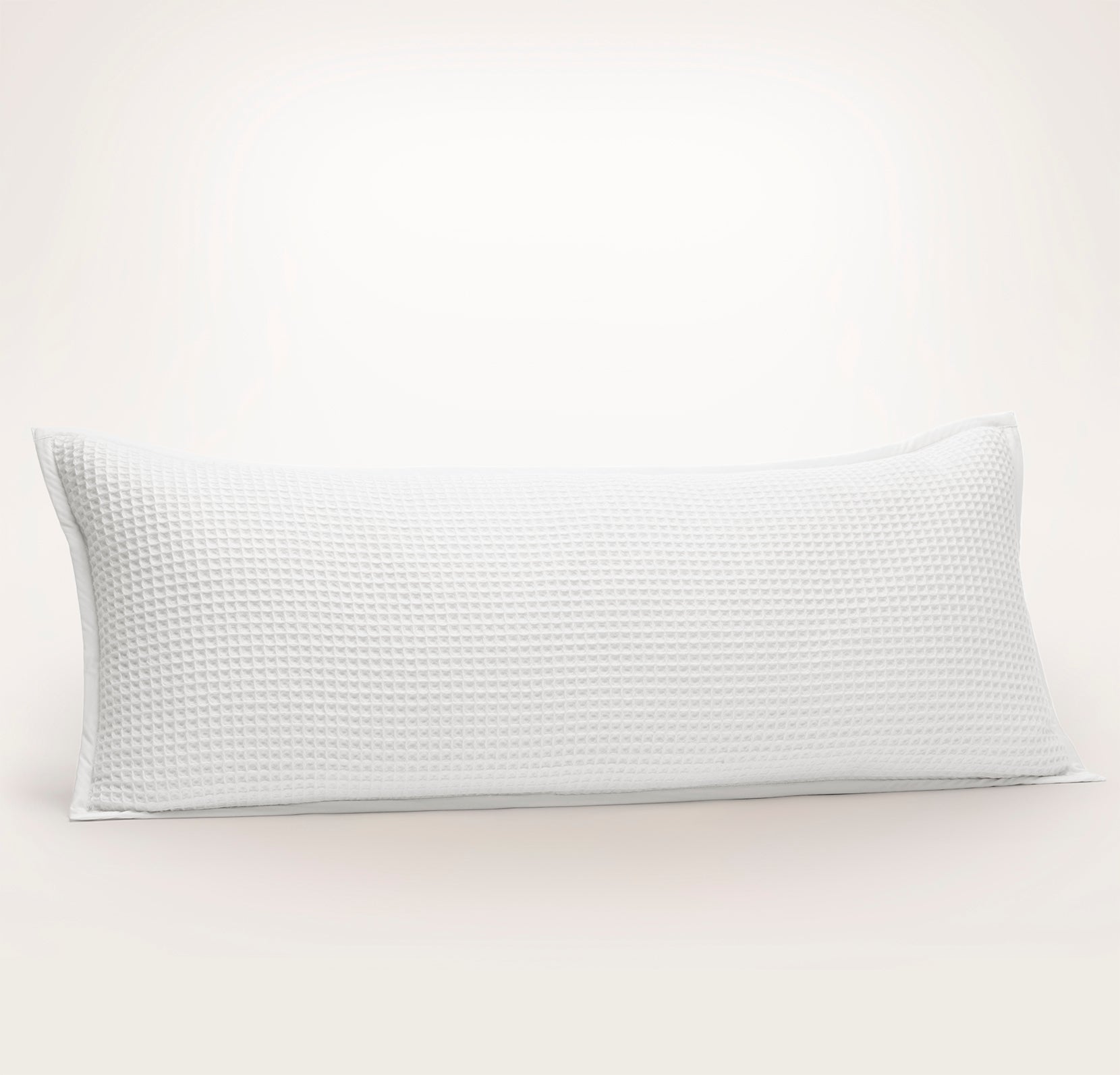 Waffle Pillow Cover in White