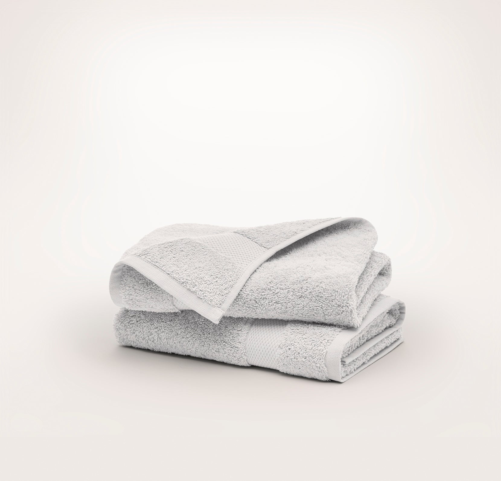 Plush Hand Towels (Pair) in Pewter