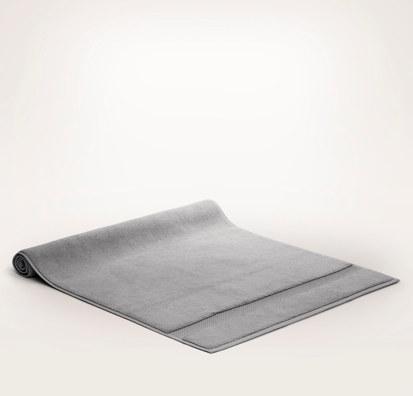 Oversized Plush Bath Mat in Stone