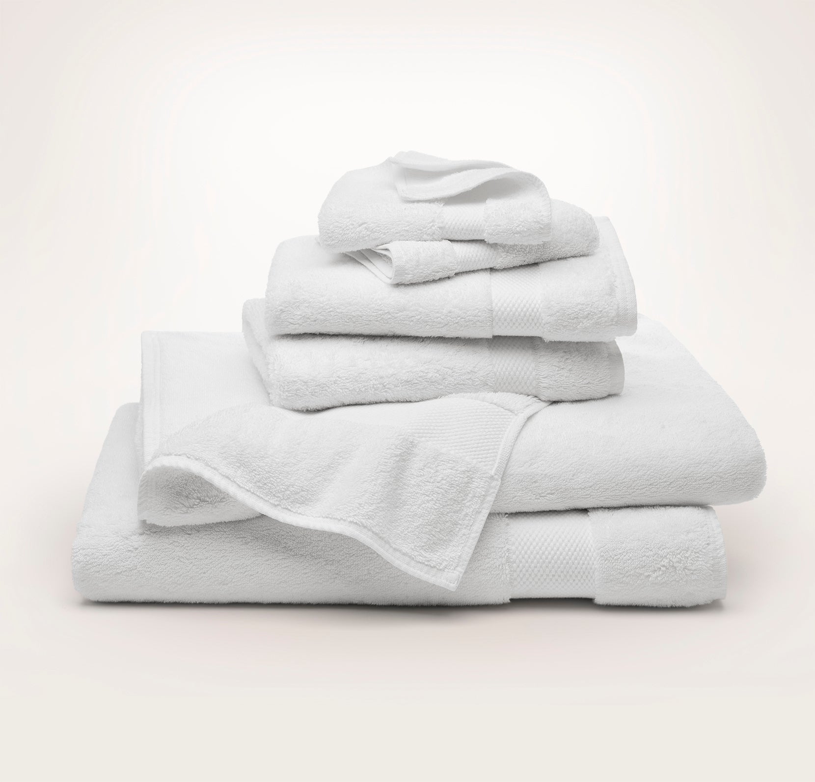 White Classic Hotel Collection Towels - 100% Cotton