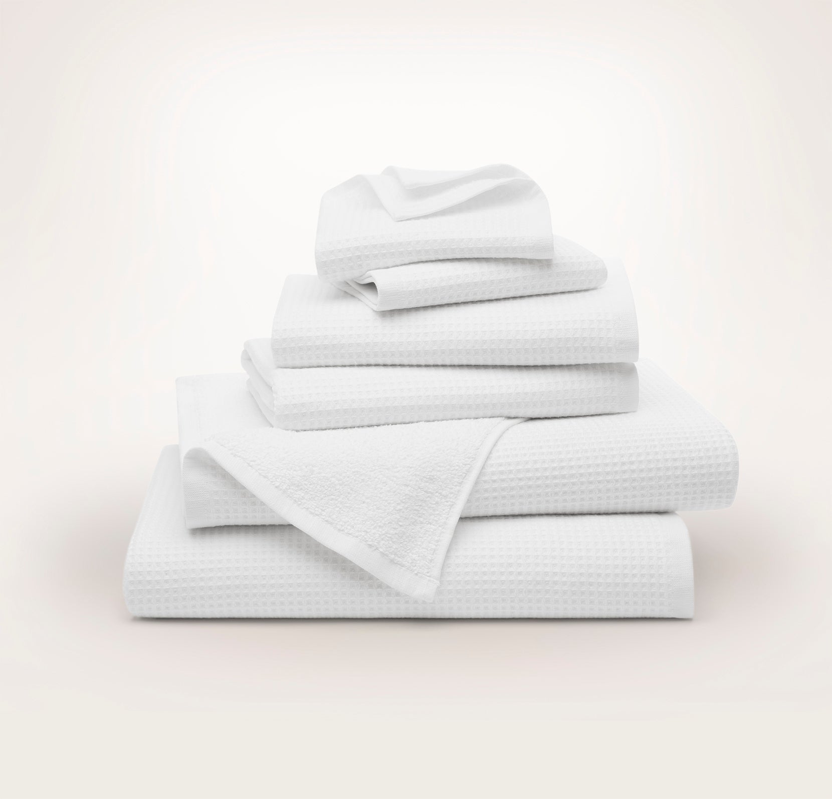 undefined Waffle Terry Bath Towel Set