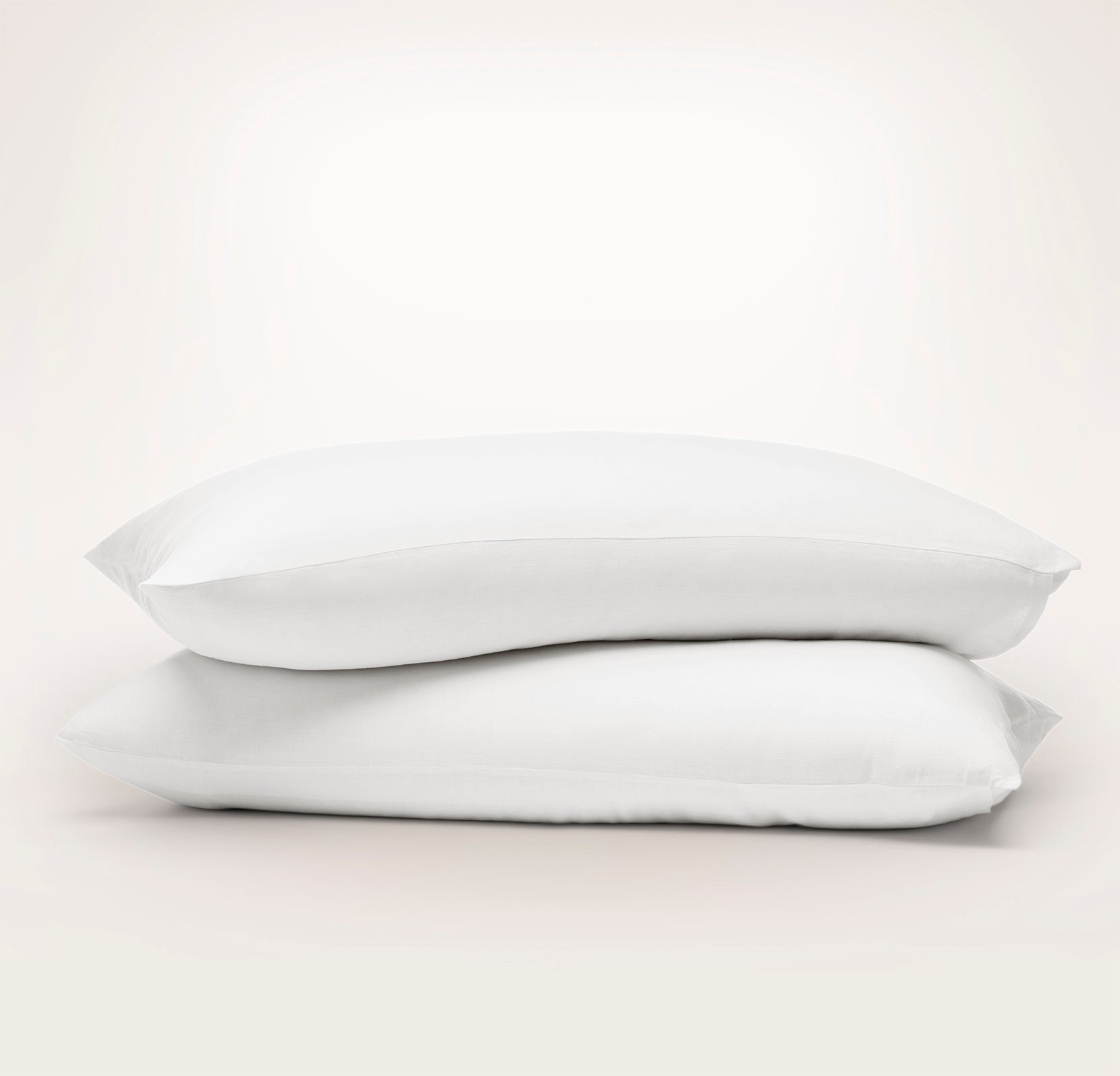 Linen Pillowcase Set in White