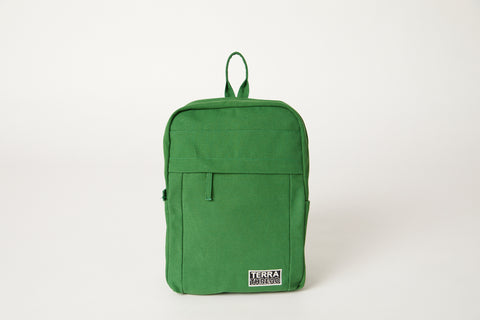 green backpack