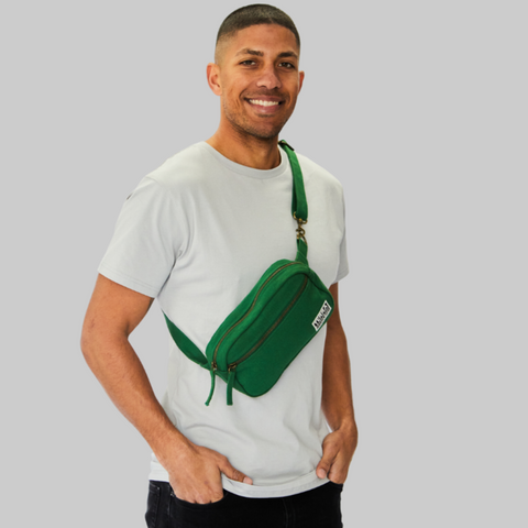 mens shoulder fanny pack