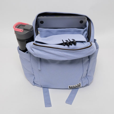 mini backpack with water bottle pocket