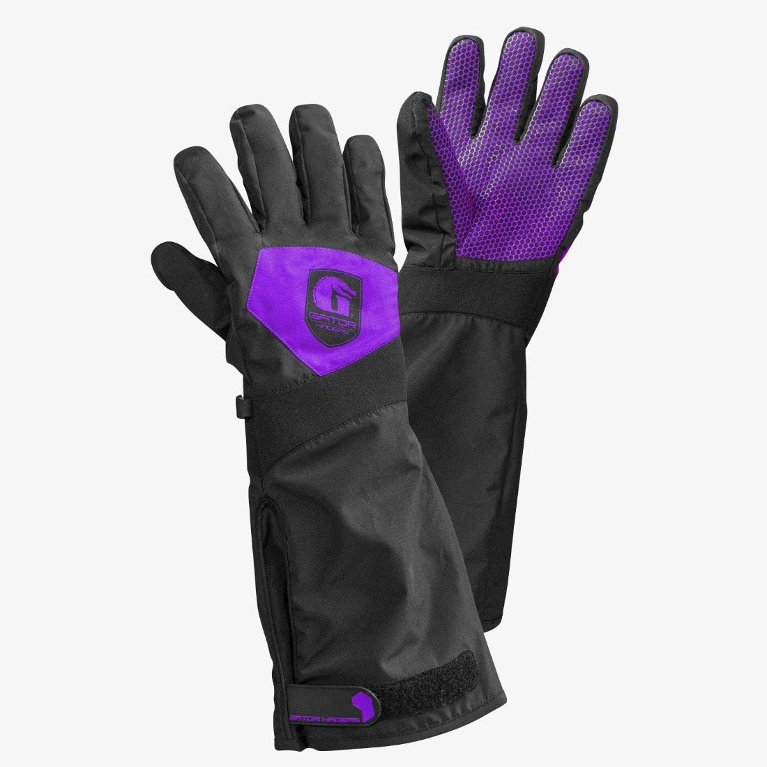 womens purple gloves