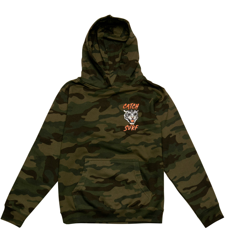 camouflage fleece pullover