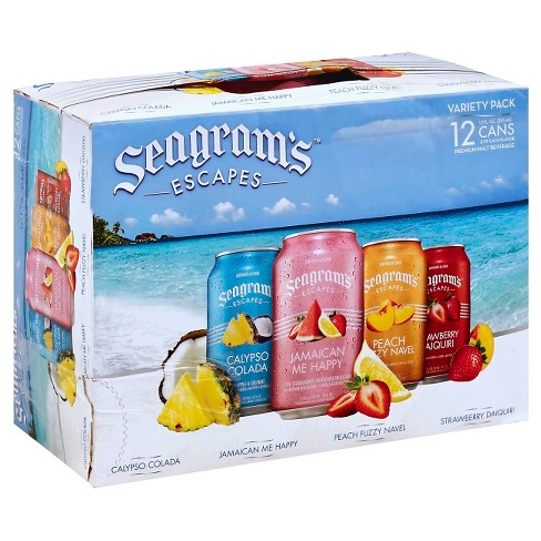 cans variety seagram pack escapes seagrams 12pk escape 12oz beer wine drinks target