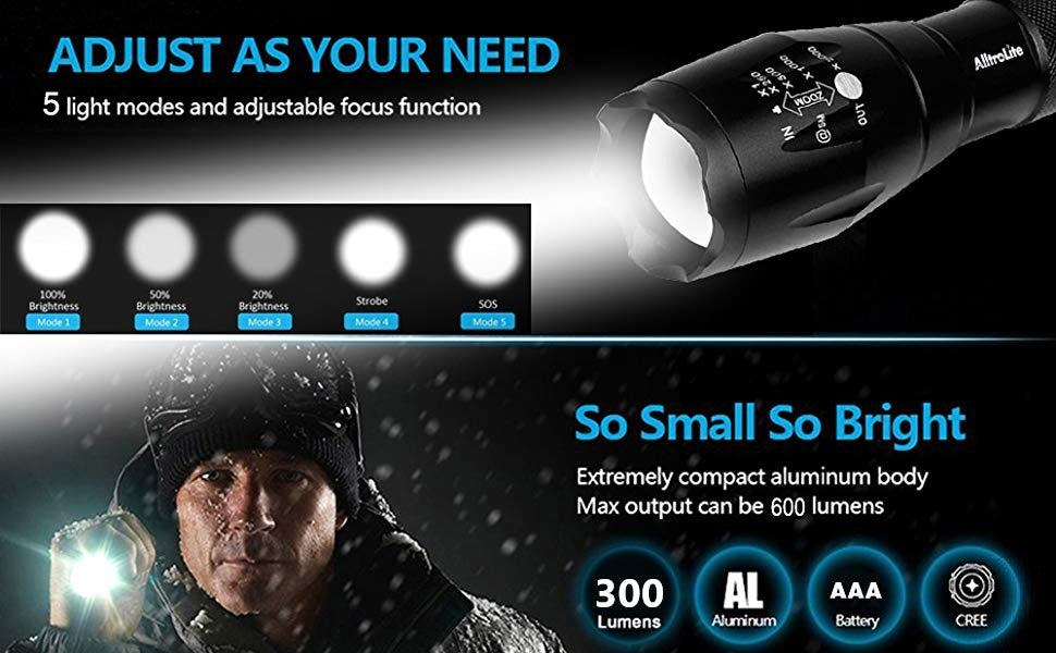 Atomic Beam Tactical Flashlight 