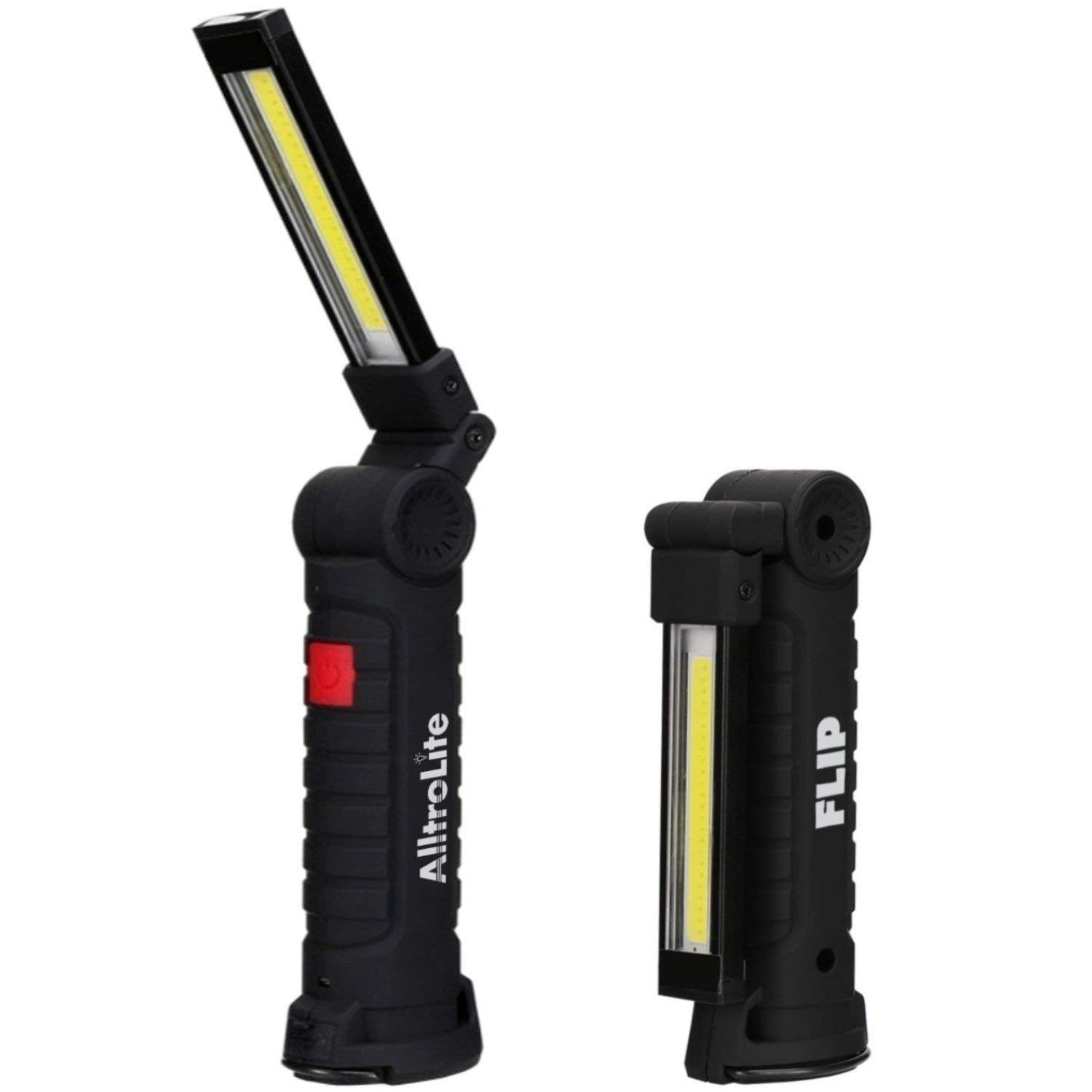 Flip Rechargeable COB LED Flashlight & Work Light Alltrolite