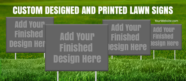 Ashe Design | Lawn Sign Mockup - AsheDesign