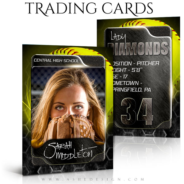 Ashe Design Sports Trading Cards - Honeycomb Softball ...