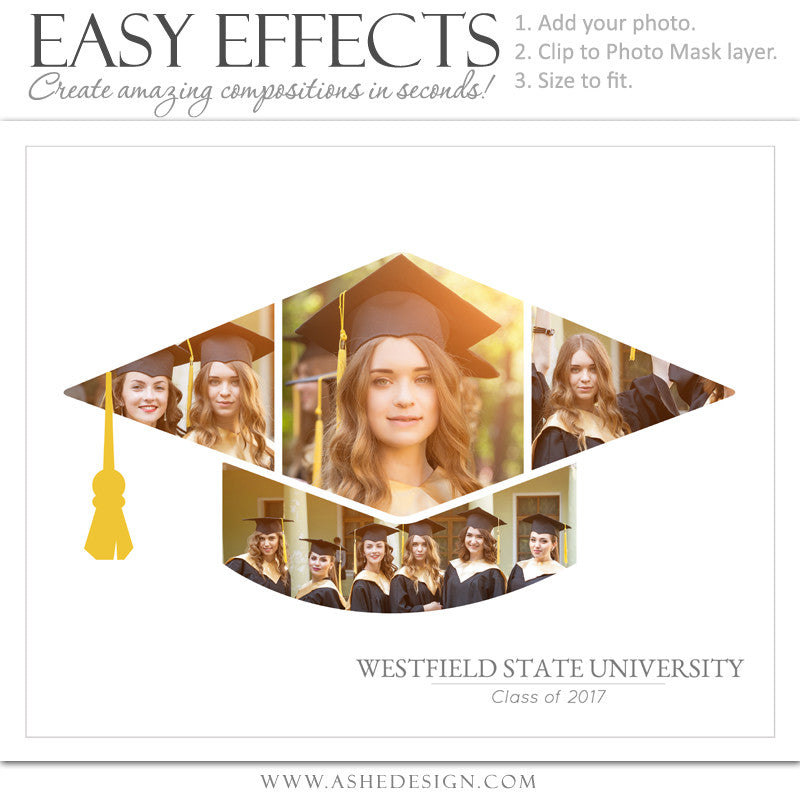 Ashe Design Easy Effects Graduation Cap Ashedesign