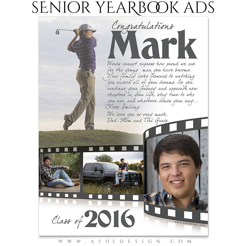 sample page latter yearbook