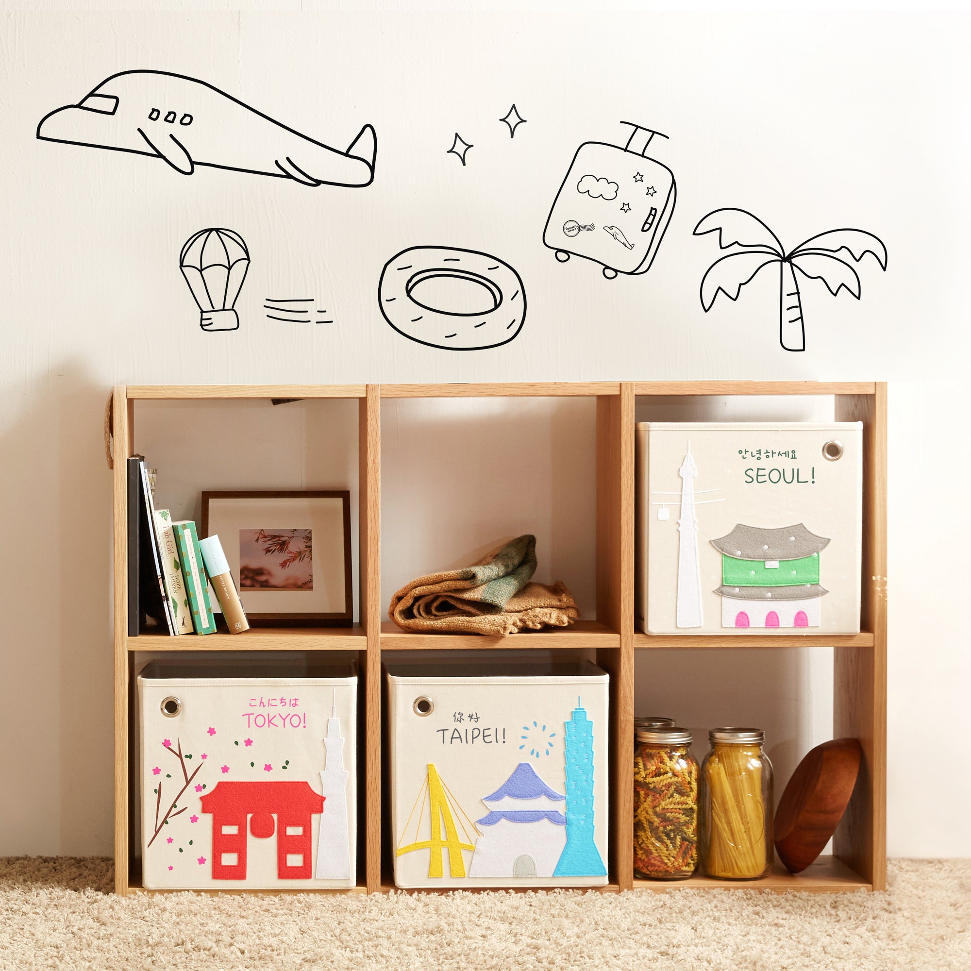 canvas toy storage