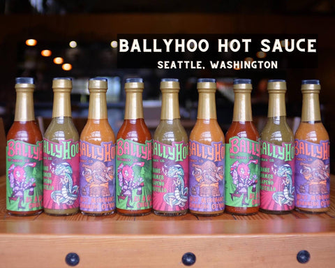 Ballyhoo Line of Hot Sauces