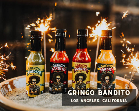 Line of Gringo Bandito Hot Sauces