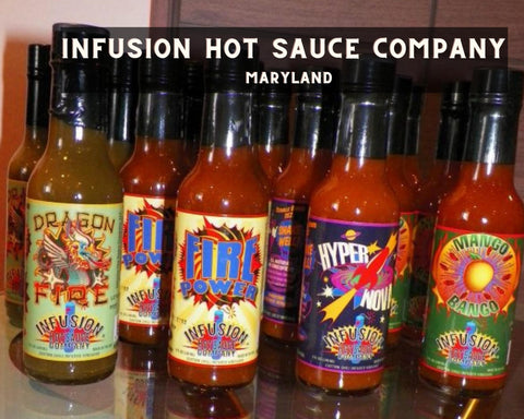 Line of Infusion Hot Sauce Company Hot Sauces