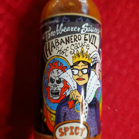 Torchbearer Sauce Habanero Evil Bottle Shot