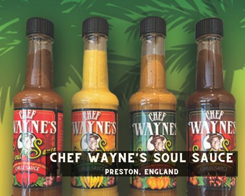 Line of Chef Wayne's Hot Sauces