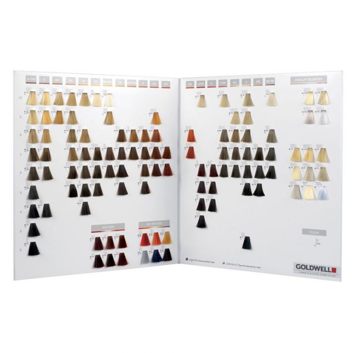 Goldwell Topchic Colorance Color Swatch Chart Book Brighton Beauty Supply