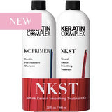 Keratin Complex Natural Keratin Smoothing Treatment NKST 16 oz DUO with KC Primer 16 oz