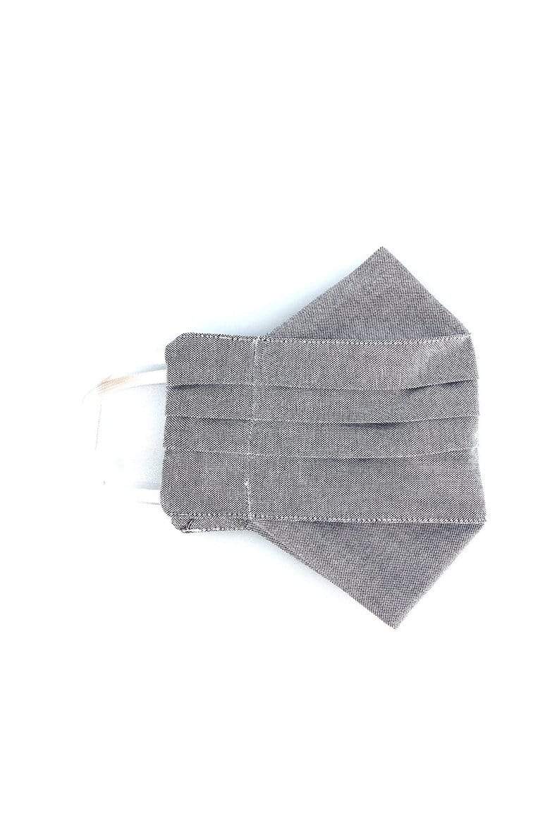 Safely Sip Mask in Grey Denim