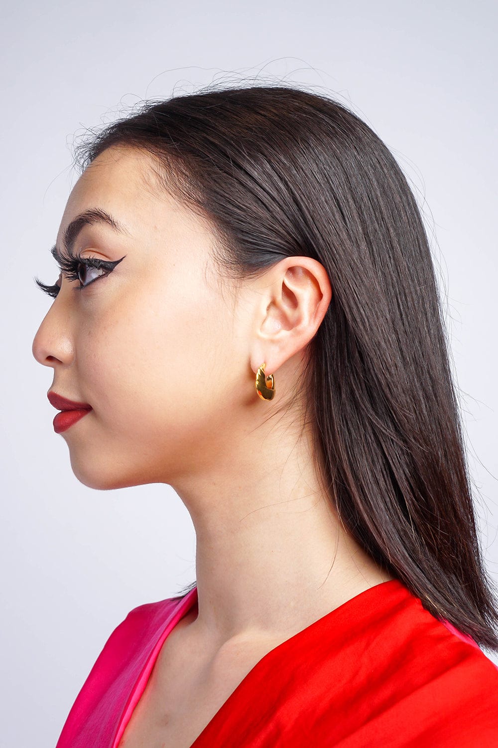 EARRINGS Gold Irregular Earrings - Chloe Dao