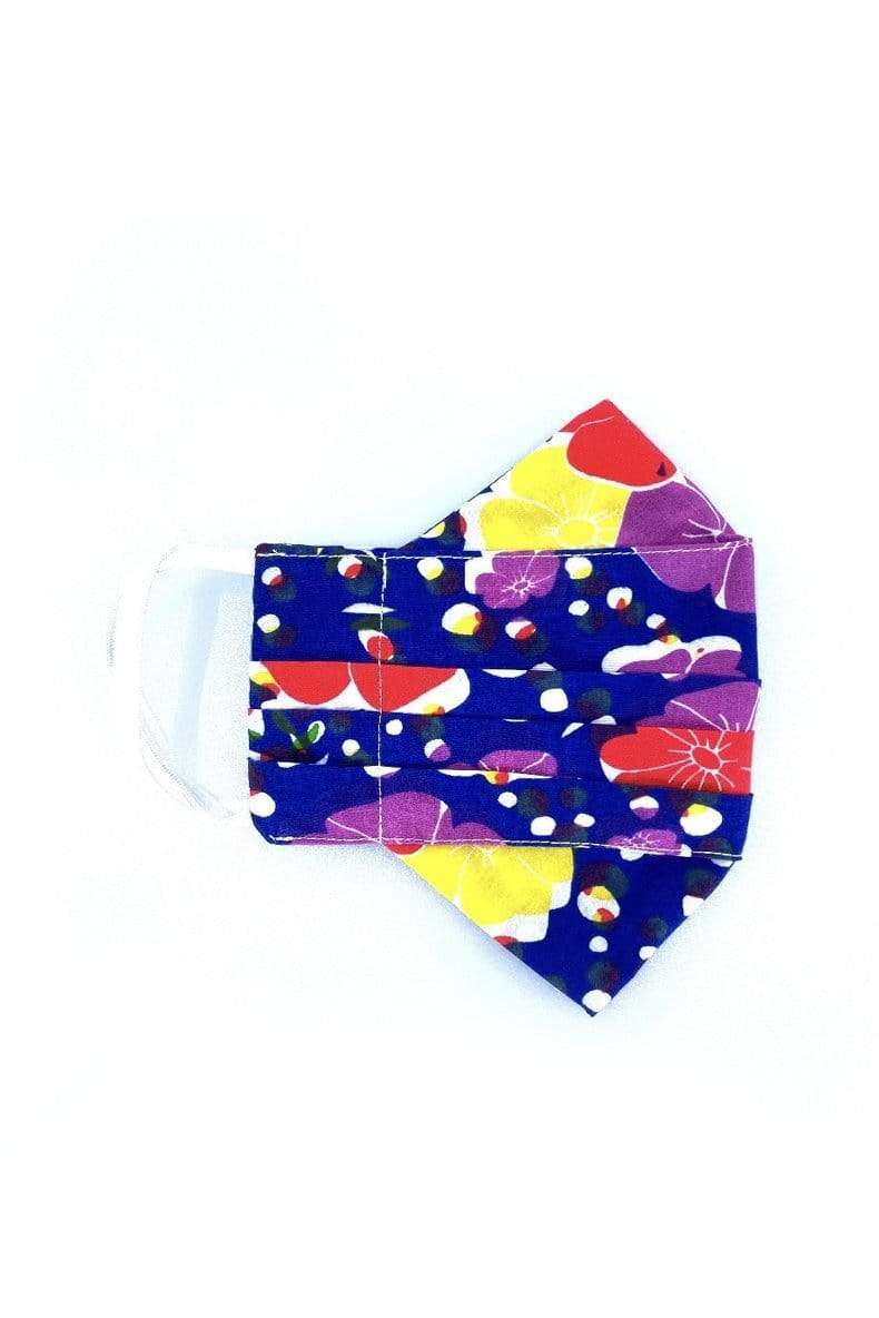 Safely Sip Mask in Rainbow Floral Print