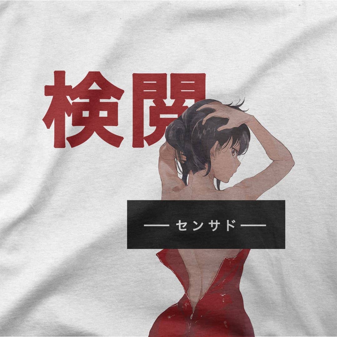 Anime Scenery Shirt - Sora Sky Tee by Imouri Black / L