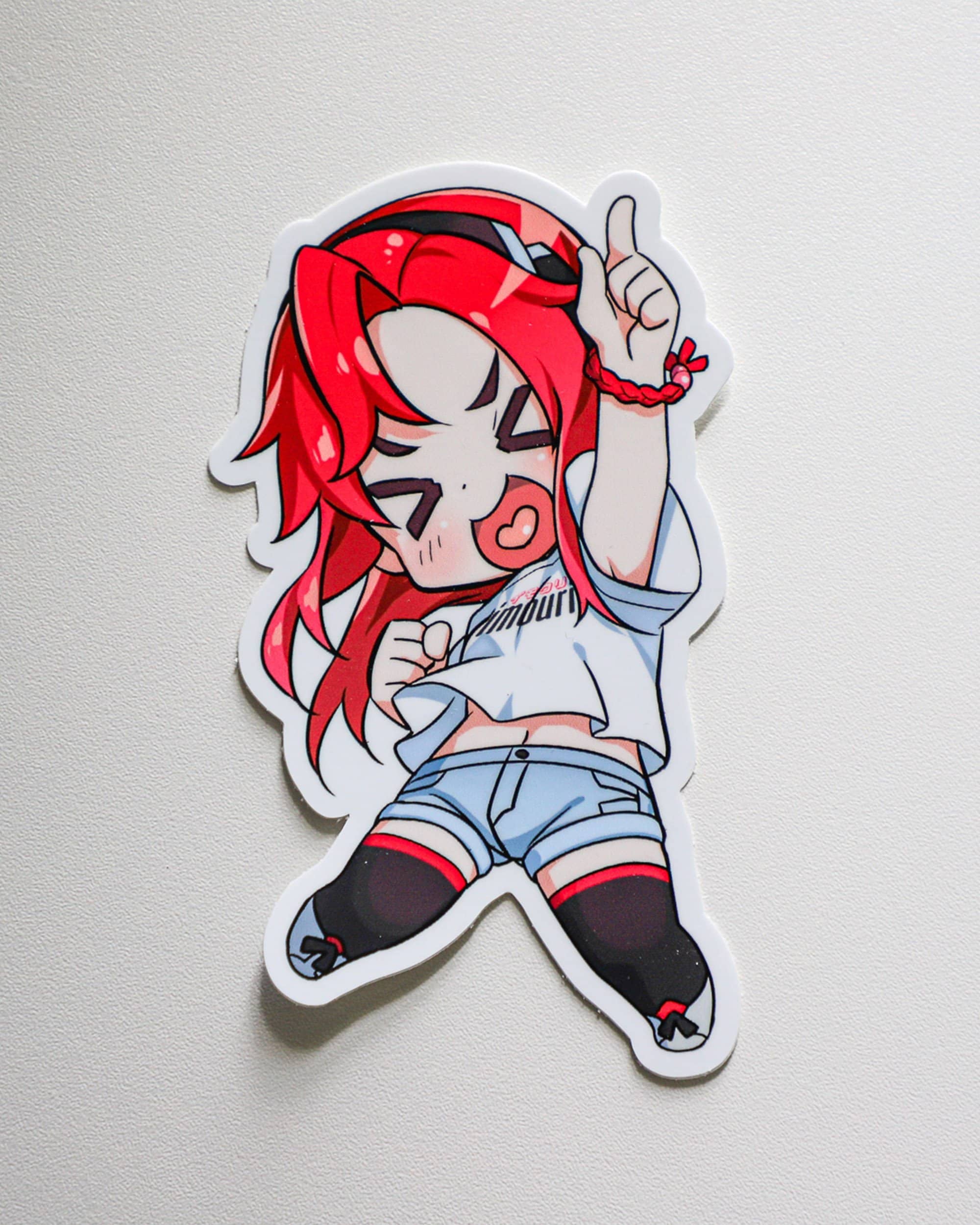 Menhera chan peeker - Peeking anime girl | Sticker