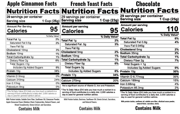 Iso Poofs protein cereal nutrition facts