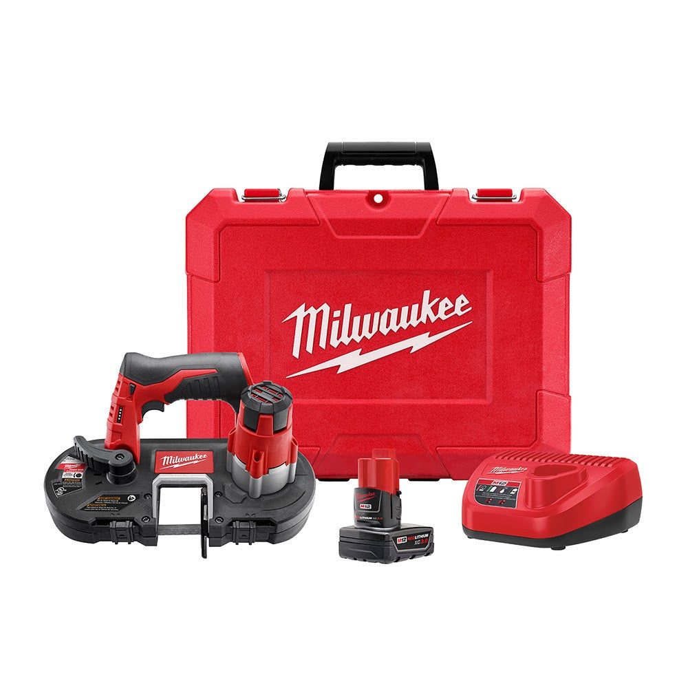 Milwaukee 2429-20 M12 Cordless Sub-Compact Band Saw, Tool Only