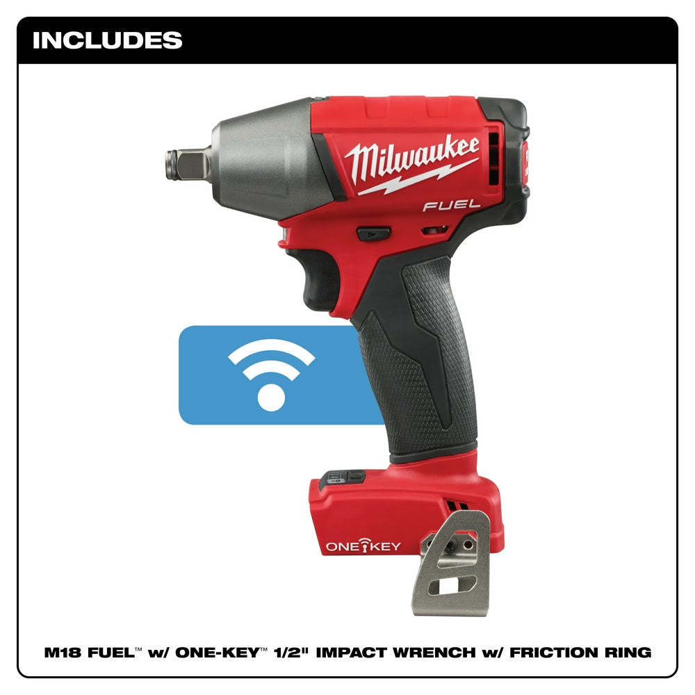 Milwaukee 2855-20 M18 FUEL 1/2 Compact Impact Wrench w/ Friction