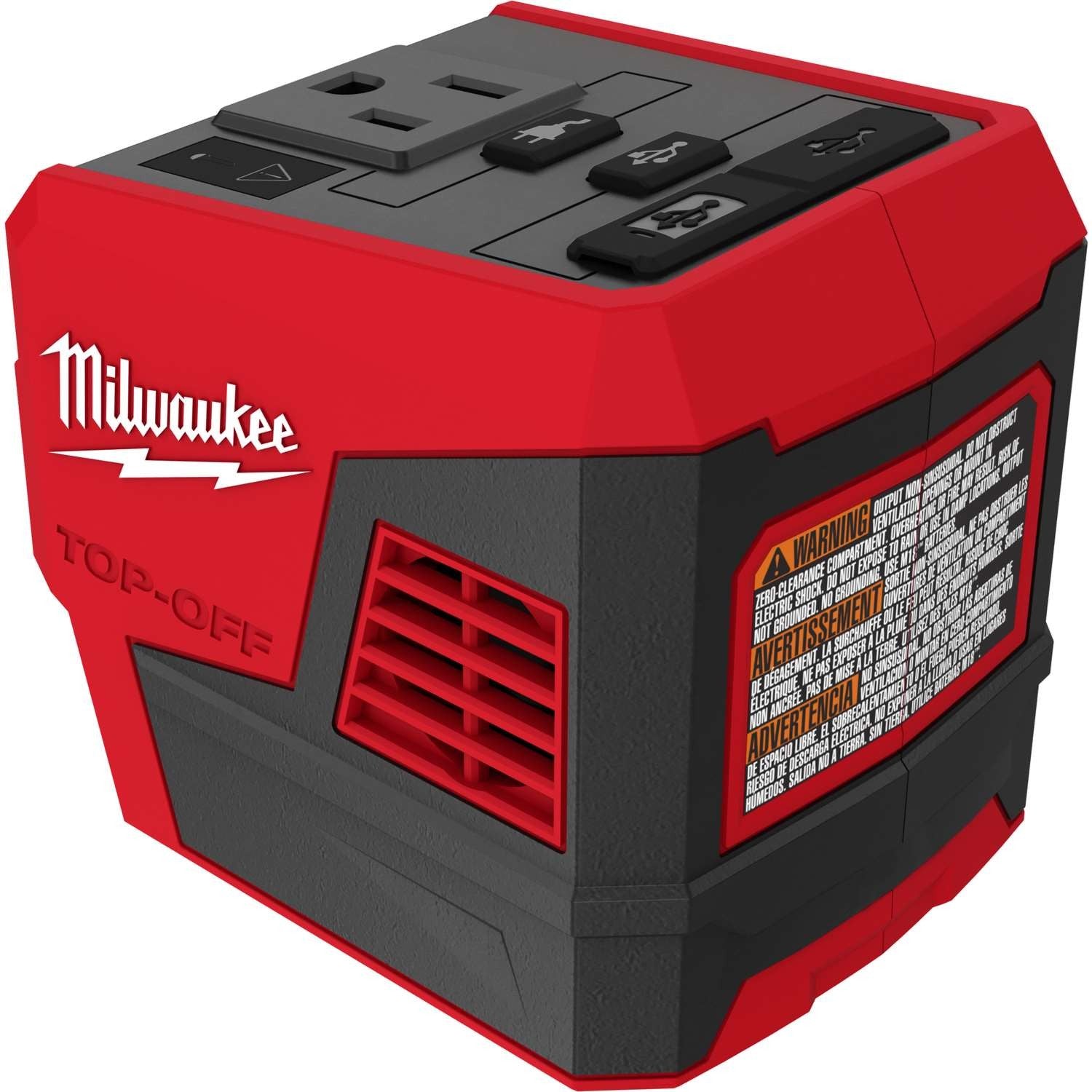 Milwaukee M18 18V Lithium-Ion Cordless 3600-Watt/1800-Watt Battery Powered  Power Supply 2845-20 - The Home Depot