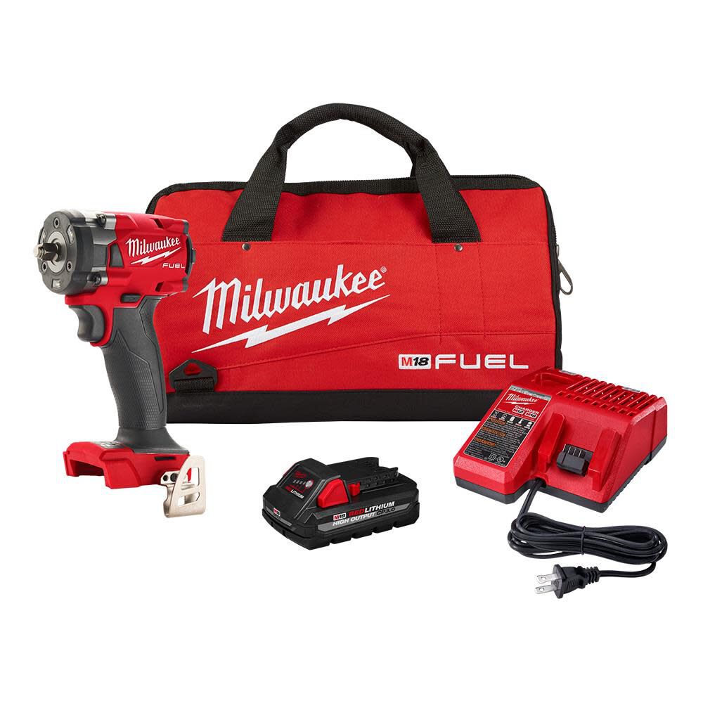 Milwaukee M18 FUEL 18V Lithium-Ion Brushless Cordless 1/2 in. High-Torque  Impact Wrench with Friction Ring Kit,Resistant Batteries 2767-22R - The  Home Depot